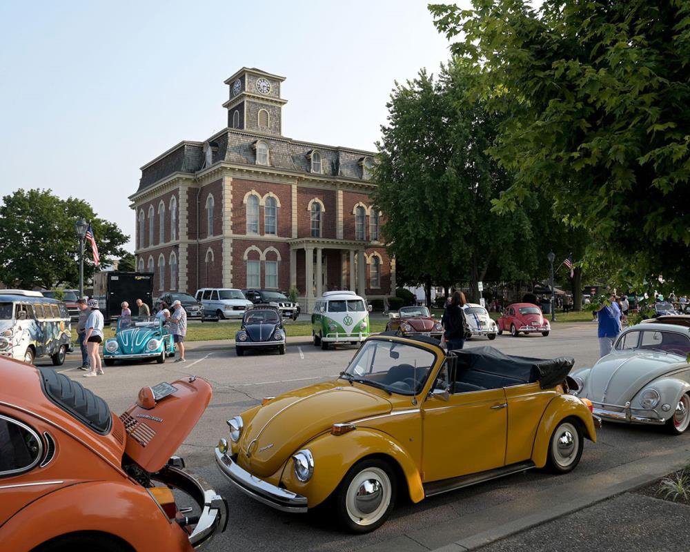 VW Bugs filled the streets