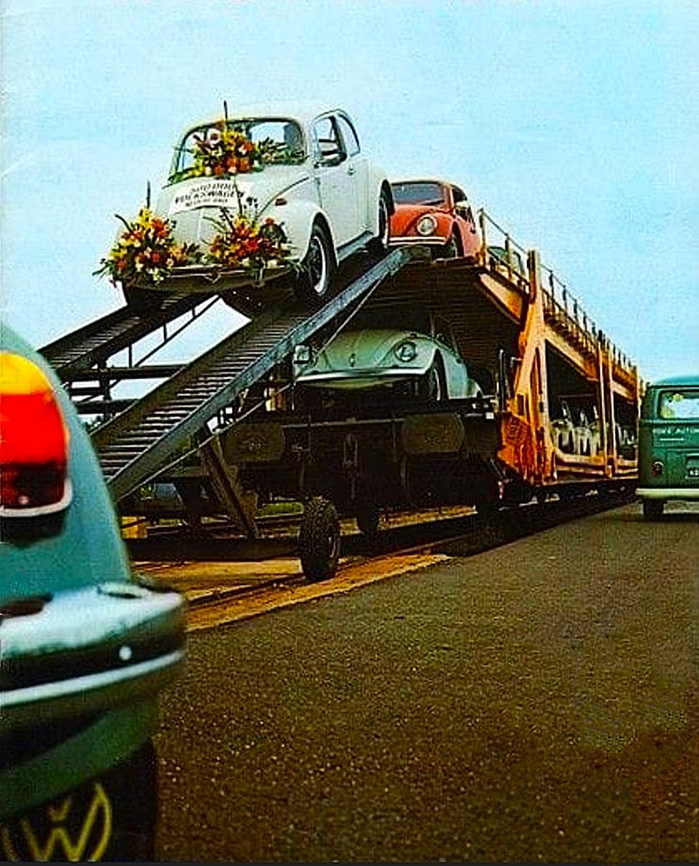 Volkswagen number 500,000 for the Netherlands rolled off the line in Wolfsburg on 8 October 1968